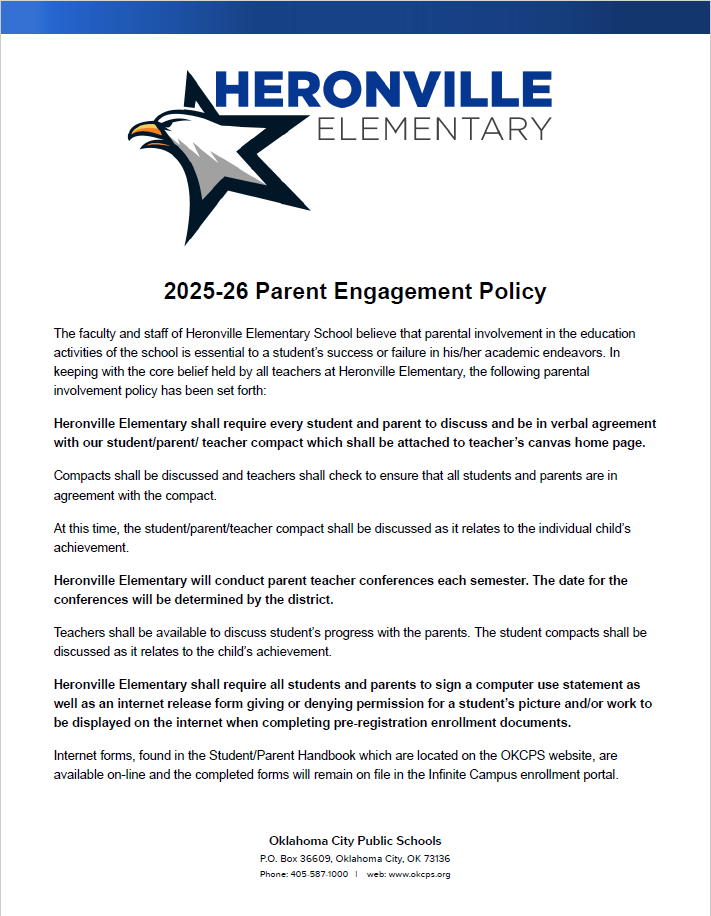 25 26 Parent Engagement Policy Page 1